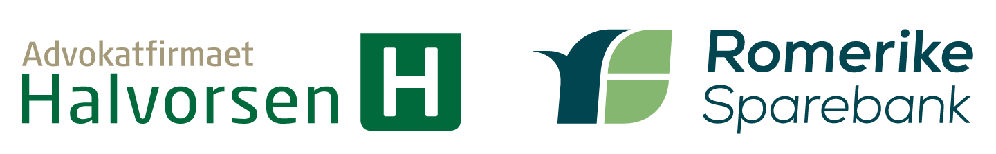 Logos for Law Firm Halvorsen and Romerike Savings Bank